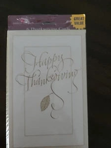 NEU DANKESKARTEN 6er Pack 4,75x7 Happy Thanksgiving  - Bild 1 von 3