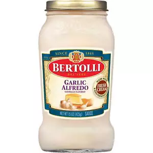 Spaghetti Pasta Sauce,(6 pack)Alfredo Sauce with Garlic and Parmesan Cheese,New - Picture 1 of 6