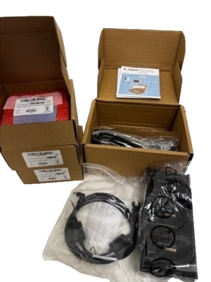 Zebra 3-Slot Battery Charger SAC-MPP-3BCHGUS1-01 and 2 batteries -NEW - Image 1 of 2