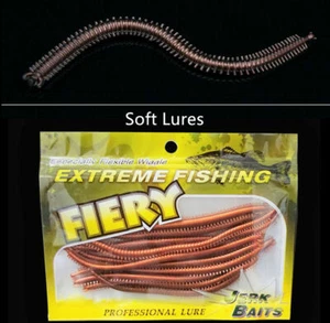 20 Stück Soft Angelköder Swimbaits Barsch lebensecht Geruch Jig Meereswürmer 130mm/5,12" - Bild 1 von 10
