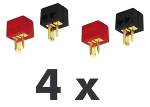 4 conectores de altavoz. atornillador. angular. CHAPADO EN ORO - Imagen 1 de 1