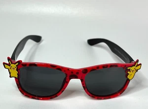 Pokemon Pikachu Red & Black Plastic Pan Oceanic Sunglasses for Kids - Picture 1 of 10