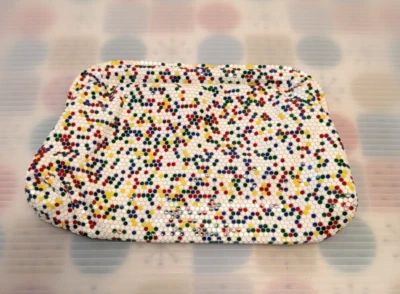 Bolso de Mano Mid Century Vintage Lumured Malla Multicolor Caviar Beadette EE. UU. Foto 1 de 4