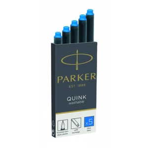 Parker Quink Tintenpatronen Füllhalter Füller 5er Nr 1950383 blau löschbar - Bild 1 von 1