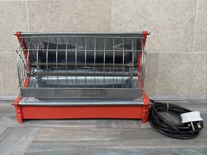 Vintage Morphy Richards zwei Bar Elektrokamin Heizung, Retro getestet rot - Bild 1 von 19