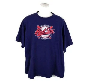 Stitches Boston Red Soxs camicia uomo taglia 2XL baseball blu vintage 2006 - Foto 1 di 7