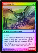 Parasitic Strix FOIL Conflux NM Artifact Blue Common MAGIC MTG CARD ABUGames