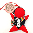 Japanese Sarubobo Netsuke Mini Plush Toy Child Doll Talisman Traffic Safety S23