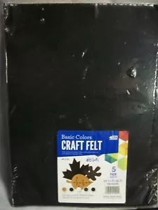 "HOJAS DE FIELTRO ARTESANAL PEEL N' STICK PAQUETE DE 5 ADHESIVOS 9"" X 12" - Imagen 1 de 8