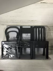 Nuevo Ikea Sillas Puerta Ganchos Vestido Colgante 22714 Fjantig Negro Novedad Moderno Chic - Imagen 1 de 6