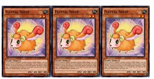 Yugioh - 3X Fluffal Sheep - Common - 1st Edition - CROS-EN011 - Near Mint - Imagen 1 de 1