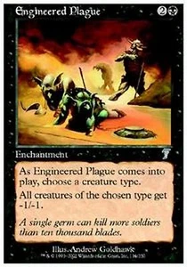 *MRM* FR/VF Peste artificielle (Engineered Plague) MTG 7ED - Imagen 1 de 1