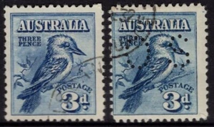 Exposición Filatélica Australia 1928 3d Azul Cucaburra Juego de 2 Inc OS Usado - Imagen 1 de 1