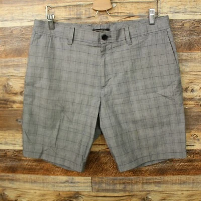 Шорты Banana Republic Aiden размер 33 плоские спереди мужские клетчатый чек - Изображение 1 из 4