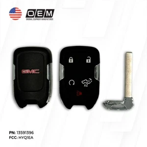 OEM 2019-2021 GMC SIERRA 1500 2500 3500 REMOTE START KEY FOB 13591396 HYQ1EA - Bild 1 von 4