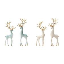 Deer Statue Decor Gifts Nordic Reindeer Figurines for Living Room Shelf Home