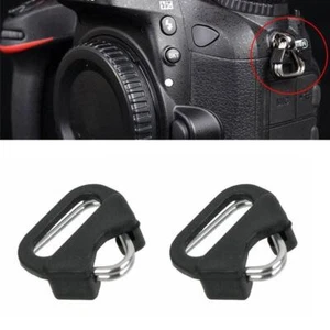 4x Camera Strap Triangle Split Adapter+Cap For Fuji New Lecia✨ - Picture 1 of 7