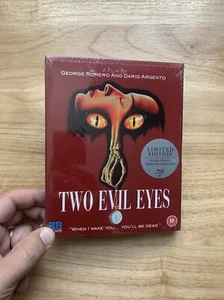 Two Evil Eyes - 1990 (Blu-ray, 2018, Region B Import) With Rare Slipcover - New - Picture 1 of 7