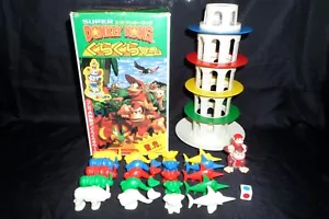 Nintendo Super Donkey Kong Country Kawada Japan Wackelturm Brettspiel Figuren - Bild 1 von 14