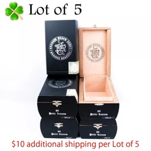 Lotto 5 portasigari in legno vuota Tatuaje Black Label Petite Lancero 7" x 4,5" x 3" - Foto 1 di 12