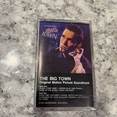 THE BIG TOWN - Original Motion Picture Soundtrack - SEALED Cassette Tape 1987 - Image 1 of 4