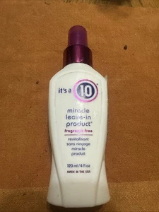 It's A 10 Miracle Leave in Fragrance Free 4 oz - Picture 1 of 4