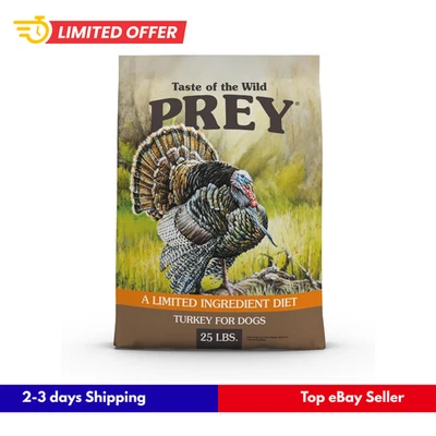Taste of the Wild PREY! Turkey Limited Ingredient Recipe Dry Dog Food - 25 lb