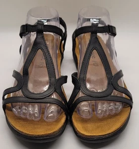 Sandalias Naot Gladiator 41 de cuero negro para mujer  - Imagen 1 de 5