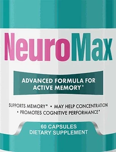 NeuroMax Advanced Mind Memory & Cognitive Support 60 Kapseln Original Neuro Max - Bild 1 von 1