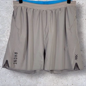 Rhone Swift Shorts Mens XL Gray Lined Gym Workout Running Athletic Performance - Picture 1 of 13