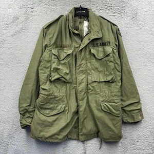 Vintage US Army M-65 Field Jacket Mens Small OG-107 Cold Weather Coat Vietnam - Picture 1 of 8