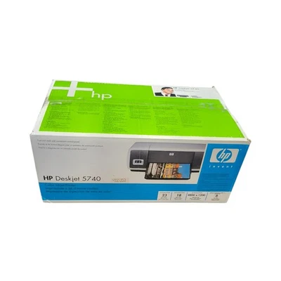 HP DESKJET MODEL 5740 COLOR PHOTO QUALITY INJET PRINTER BRAND NEW OPEN BOX - Image 1 of 4