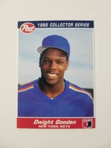 1992 POST CEREALI DWIGHT GOODEN #5 NEW YORK METS - Foto 1 di 2