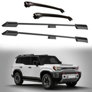 Barras transversales de aluminio para riel de techo Land Cruiser Prado J250 LC250 2024 4 piezas - Imagen 1 de 11
