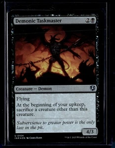 Demonic Taskmaster - 104 - Foil - INR - NM - MTG Magic the Gathering - Bild 1 von 1
