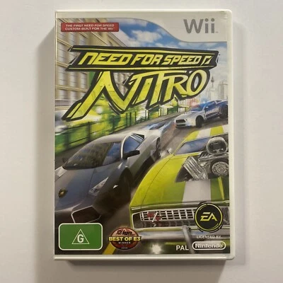 Need For Speed Nitro (2009) Nintendo Wii Motion Control Game, Racing Sim RPG - Image 1 of 4