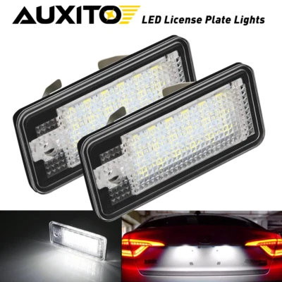 Lámpara de luz de matrícula LED blanca sin errores para Audi A3 A4 S4 B6 B7 A6 A8 Q7 Foto 1 de 4