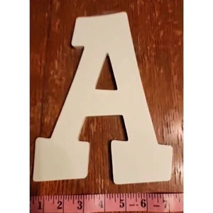 Lettere in Legno Bianco 6 Pollici, Lettere in Legno per Fai da Te, Progetti per Feste (A) - Foto 1 di 3