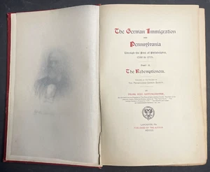 Seltene 1900 deutsche Einwanderung nach Pennsylvania 1700 - 1775 Buch - Difenderffer - Bild 1 von 6