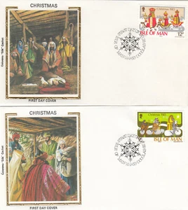Weihnachten GB Isle of Man Colorano FDC 1983 (145141) - Bild 1 von 2