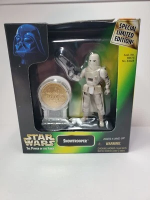 Moneda Star Wars Poder de la Fuerza SNOWTROOPER 1997 Kenner b17 Foto 1 de 4