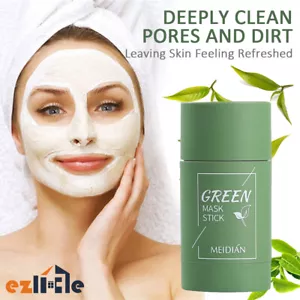 Green Tea Purifying Clay Stick Mask Oil Control Anti-Acne Eggplant Fine Solid AU - Picture 1 of 17
