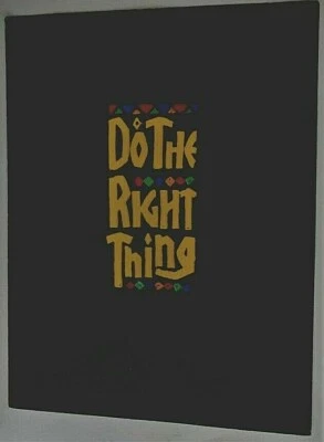 DO THE RIGHT THING 1989 SCREENING PROGRAM SPIKE LEE DANNY AIELLO OSSIE DAVIS - Image 1 of 3