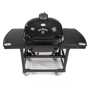 Primo Grills Jack Daniel's Edition Oval 400 XL Ceramic Grill W/ Cart & 2pc Top - Picture 1 of 4