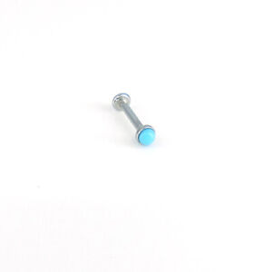 18G Turquoise Triple Helix Cartilage Threadless Push Pin Earrings 2,3,4mm Stud