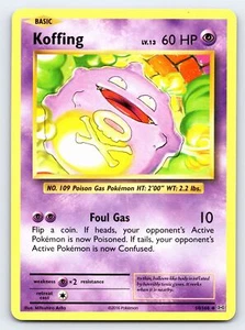 Tarjeta Pokémon Koffing 50/108 Uncommon XY Evolutions - Casi Nueva - Imagen 1 de 5