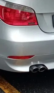 Bmw Marmitta Originale Terminale Silenziatore 530d E60 Ottima Doppia Uscita - Foto 1 di 1