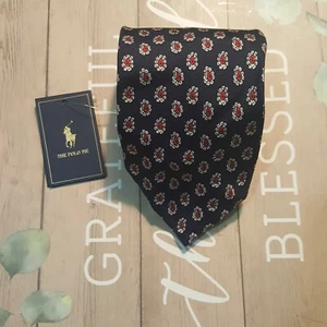 POLO RALPH LAUREN MEN'S NEAT SILK TIE. - Picture 1 of 5