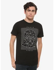 Mad Engine Star Wars Mens Darth Vader Helmet Glow In The Dark Shirt New L, 2XL - Picture 1 of 6