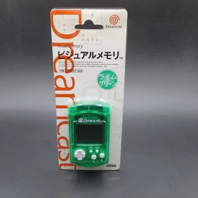 Dreamcast Visual Memory Unit Lime Green VMU HKT 7000 Genuine - Image 1 of 4